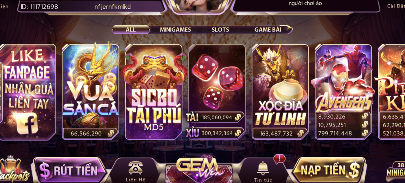 Giới thiệu về cổng game Gemwin