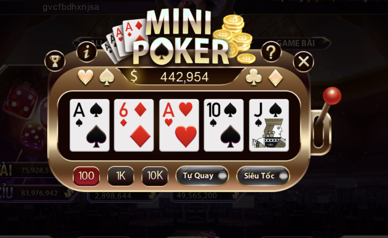 Mini Poker tại Gemwin